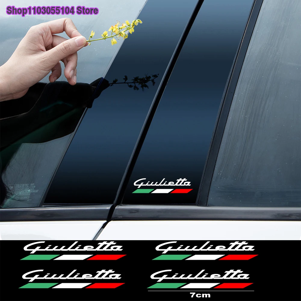 4pcs Car body Sticker For Alfa Romeo Giulietta