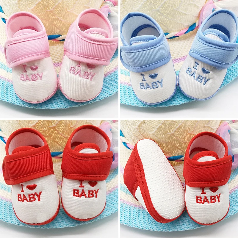 

Cotton Bottom Baby Sneakers Anti-Slip Kids Soft Soled Shoes Spring Autumn Newborn First Walkers 0-1Y Children Crib Shoe Footwear