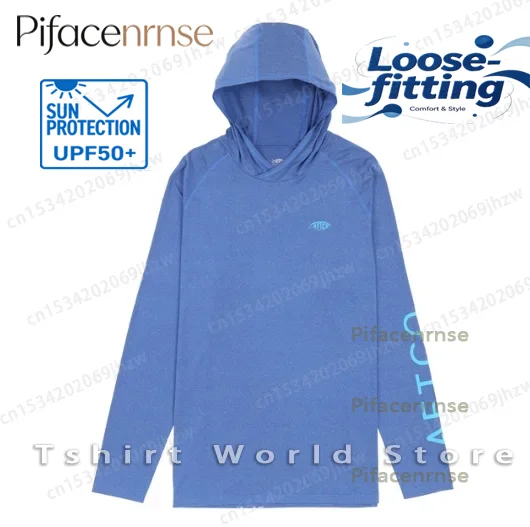 AFTCO Fishing Hoodie Shirt Men Sun UV Protection Fishing Shirt UPF 50 Fishing Clothes Outdoor Summer Long Sleeve Camisa De Pesca