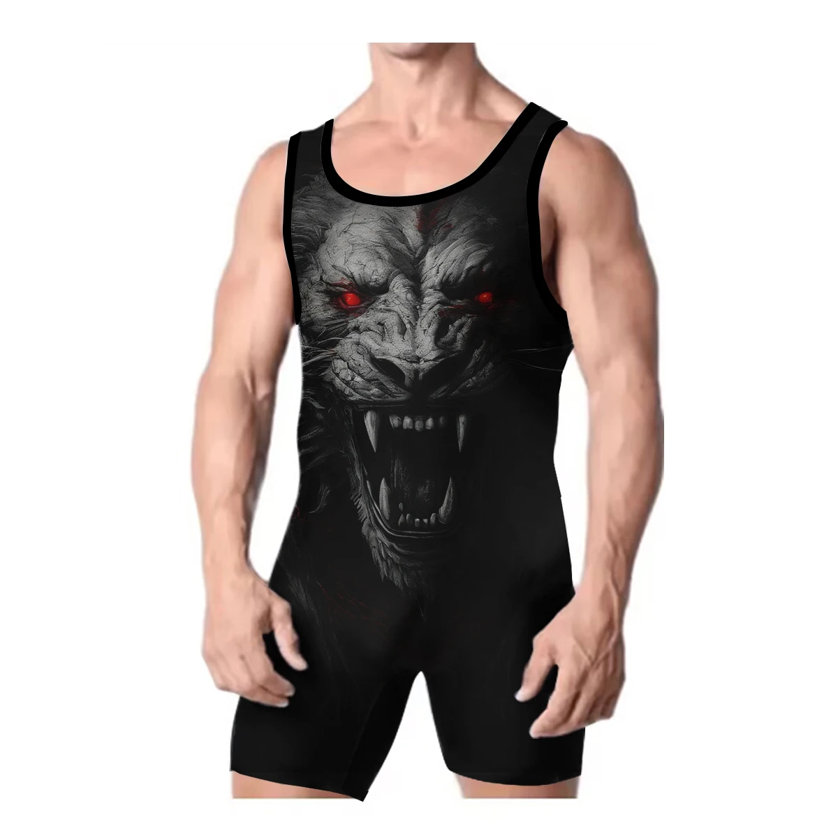 Kids' Martial Arts & Boxing Suit / Men's Weightlifting & Wrestling Full-body Suit - For Training & Competition, Gym Workout Outf