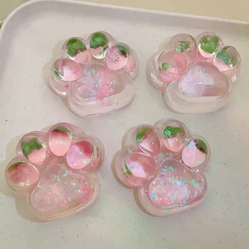 DIY Empty Ball Shell For Handmade Toy Clear Soft Plastic Skin For Maltose Squeeze Ball Creative Stress Relief Toy