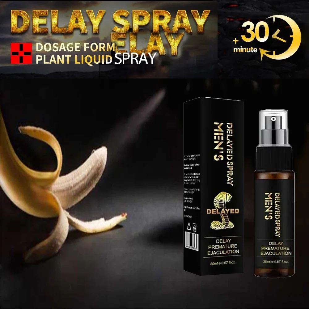 

Hot new Sex Delay Spray for Men Non-Numbing Male Delay Ejaculation Sex Spray Man Prolong Sprays Penis Premature Ejaculation