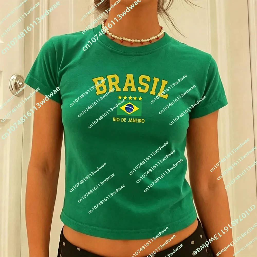 Street Fashion Brazil - 2026 New Arrivals Brazil Baby Tee