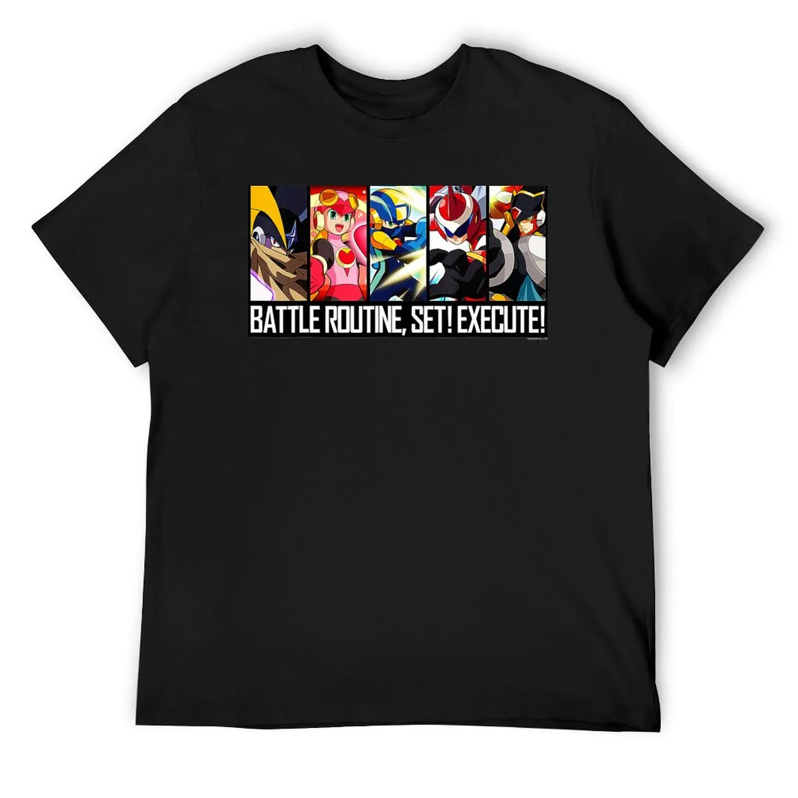 

MEGA MAN BATTLE NETWORK NetNavi T-Shirt man t shirt oversizeds shirts graphic tee mens graphic t-shirts hip hop