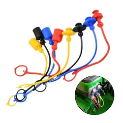 4 Pairs Hydraulic Quick Coupler Male Dust Cap Female Plug Cover For PARKER6600 HA15000 Hydraulic Equipment Protection Set