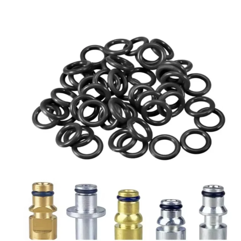 10pcs Black O Rings  OD 8.5mm Rubber Sealing Gasket Washer for Car Air Condition Faucet Pressure Plumbing Repair