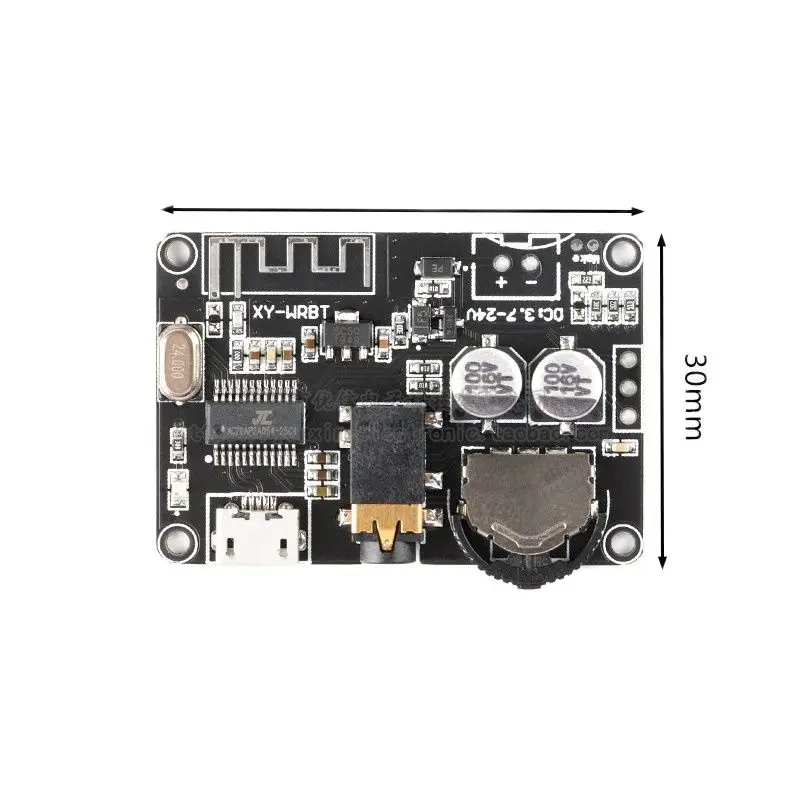 Módulo de Audio estéreo Bluetooth 5,0, placa decodificadora, amplio voltaje, volumen ajustable, amplificador de altavoz, XY-WRBT