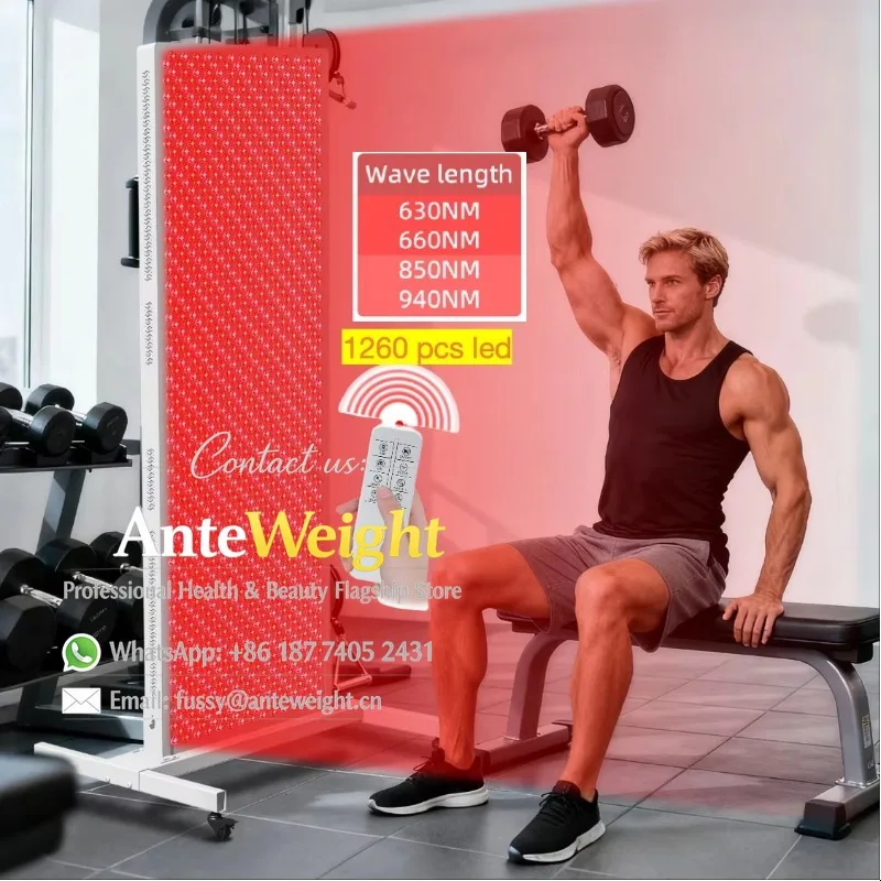 

T1260 Touch Screen OEM/ODM 4 Wavelength 630 660 850 940nm Whole Body Infrared Device PDT 180cm Led Red Light Therapy Panel