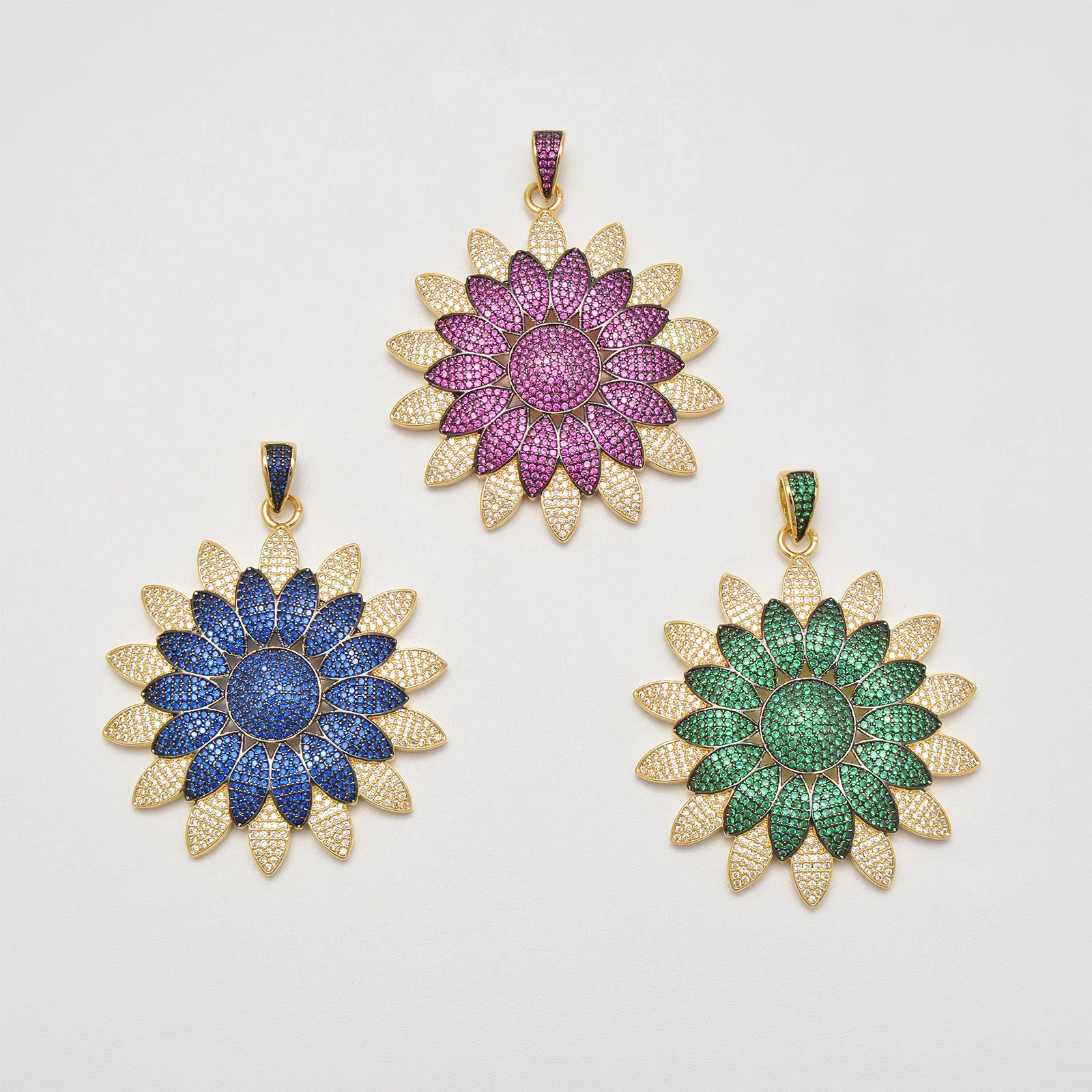 Pendants for Women Pendant Clasp Flowers Hexaxed Star Charms DIY Necklace Bracelet Couple Chain High Quality Jewelry Accessories