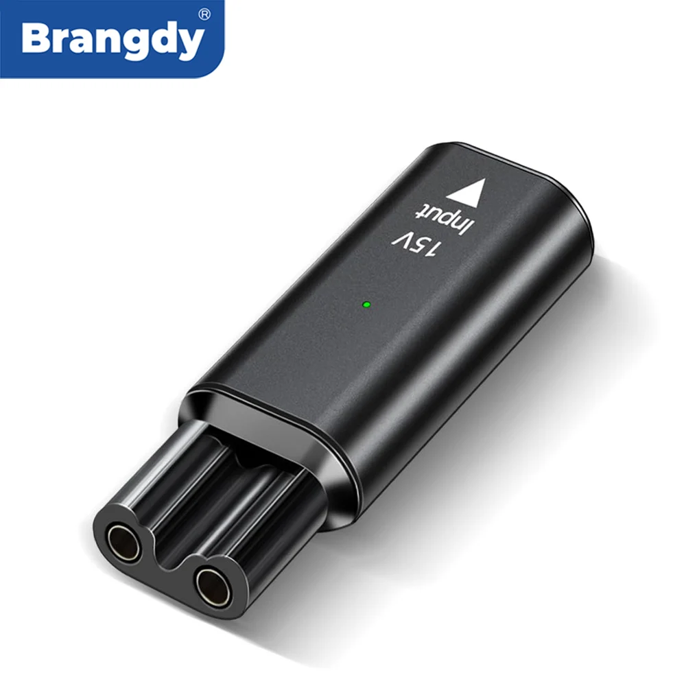 Brangdy 15V HQ8505 Type-C Shaver Adapter Charging Converter for Philips  One Blade QP6520 QP6530 QP6510 Electric Beard Trimmer