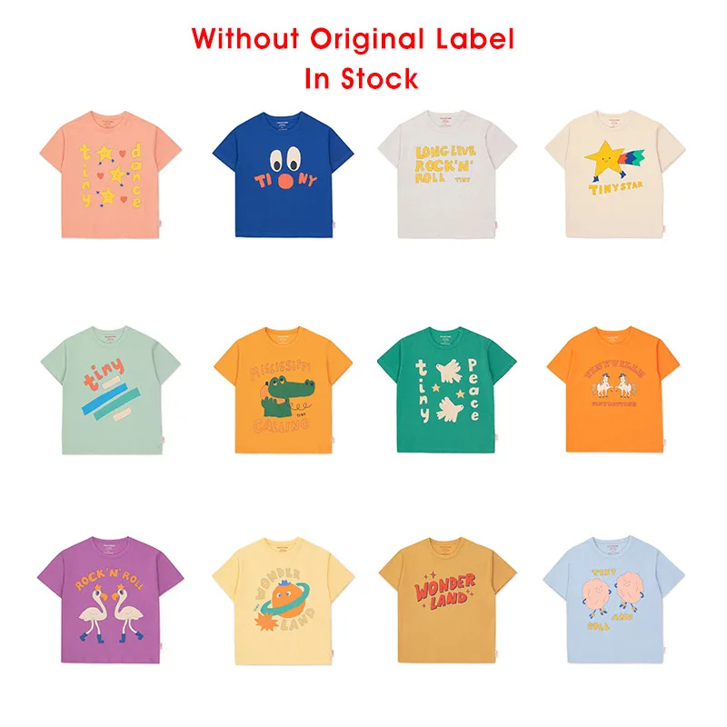 2025 TC SS New Arrivals Sneak Peak Kids Boys T Shirt Summer Girls Brand T Shirt Toddler Lovely Designer Clothes Tops Fashion
