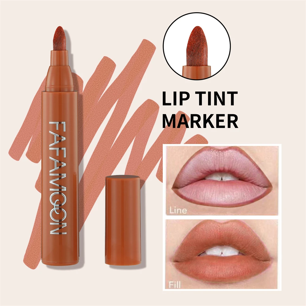 Antihaft-Lippenstift süße Lippen feuchtigkeit spendende Formel matte flüssige Lippenstift Lippenstift Lip gloss Spiel ändern wasserdichten Lippenstift