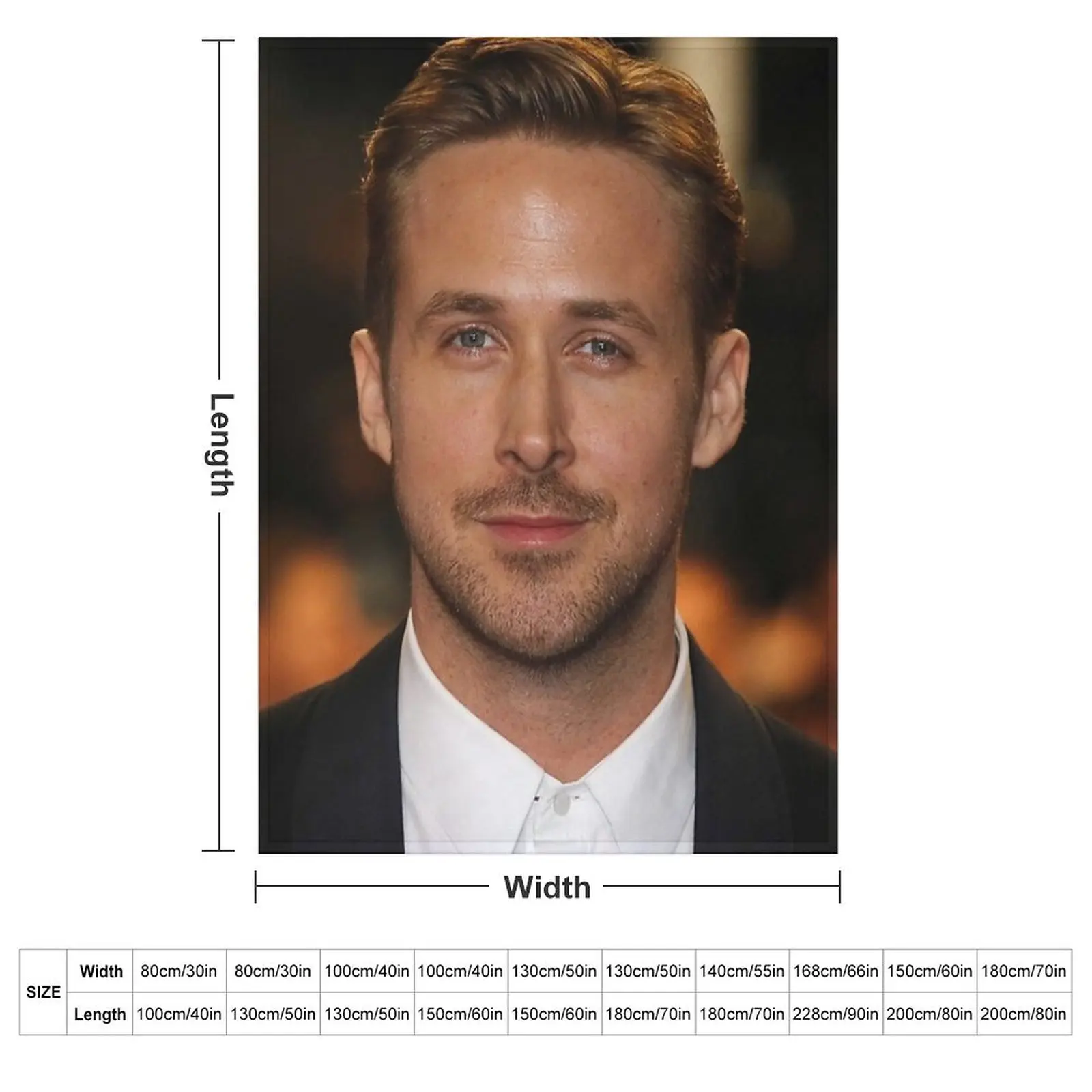 Ryan Gosling Throw Blanket decorative Personalized Gift Thermals For Travel Blankets