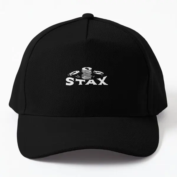 Stax Records  Baseball Cap Hat Black Women Spring  Summer Casquette Boys Hip Hop Solid Color Sport Snapback Mens Bonnet  Sun