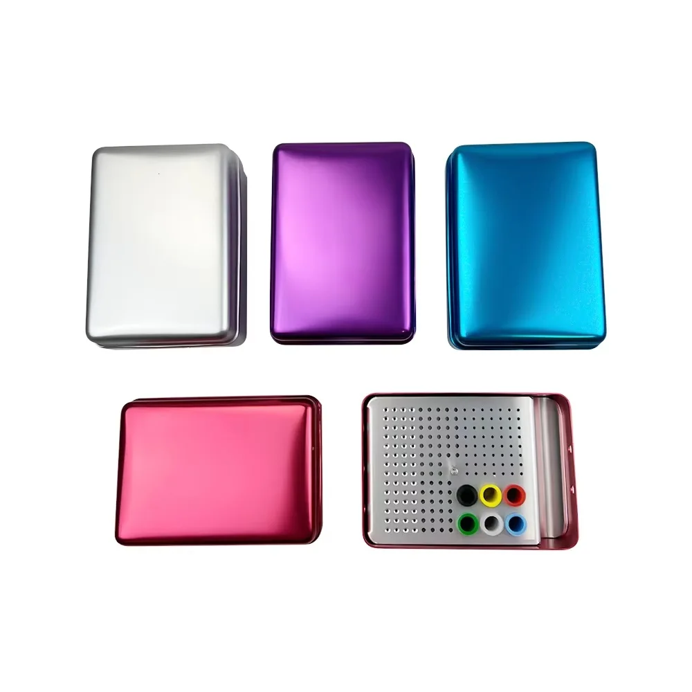 

180 Holes Dental Sterilization Box Endo Files Holder Autoclave Dentistry Burs Needle Placement Box Dentistry Disinfection Case