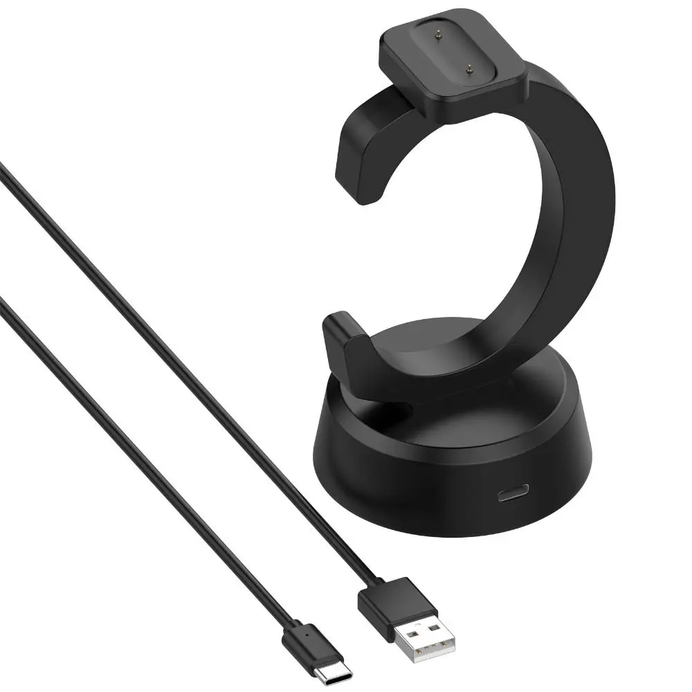 C-Shaped Charging Dock Type-C Stable Charger Stand Contact Charging Desktop Charging Base for Google Fitbit Air