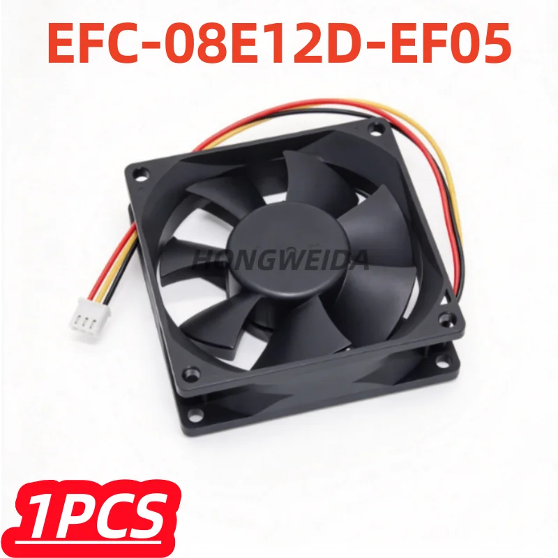 1Pcs/lot 100% New Original Kipas Pendingin Inverter Lift 3 Kawat 80X80X25Mm 8025 EFC-08E12D-EF05 DC 12V 0, 4A Kualitas Baik