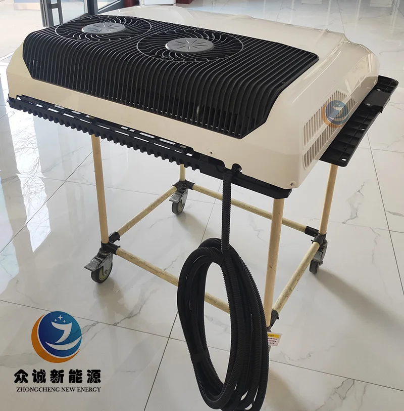 OEM Production Brushless Motors Color Roof Air Conditioner Electric Air Conditioner 12v 24v For Camping Truck
