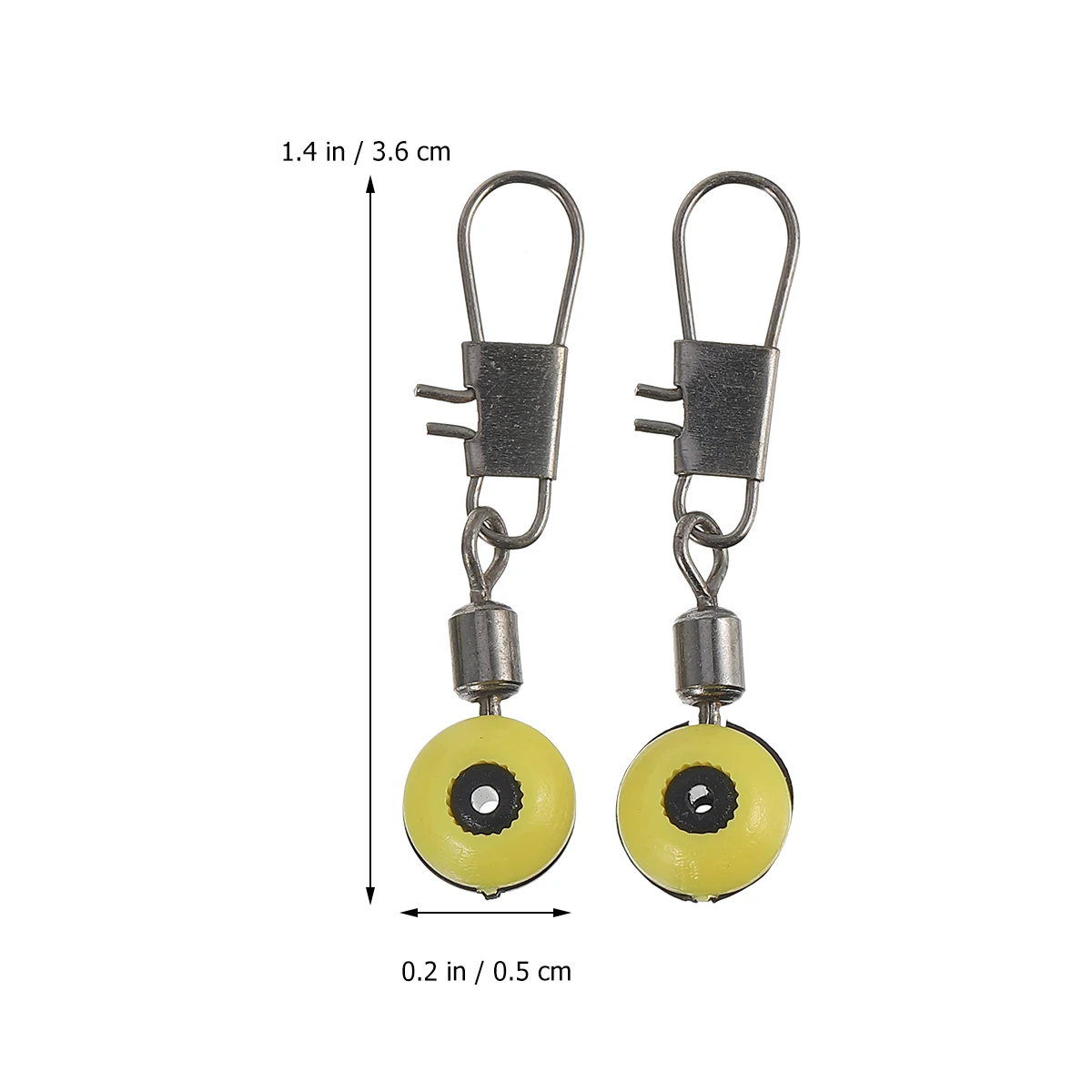 

100 Pcs Fishing Accessories Line Slides Swivels Snaps Clips Hook Ocean Stainless Steel