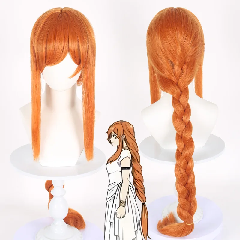 

Synthetic Wig Natural Scalp Top Middle Part Heat Resistant Fiber Hair Long Cosplay Costume Daily Party Use