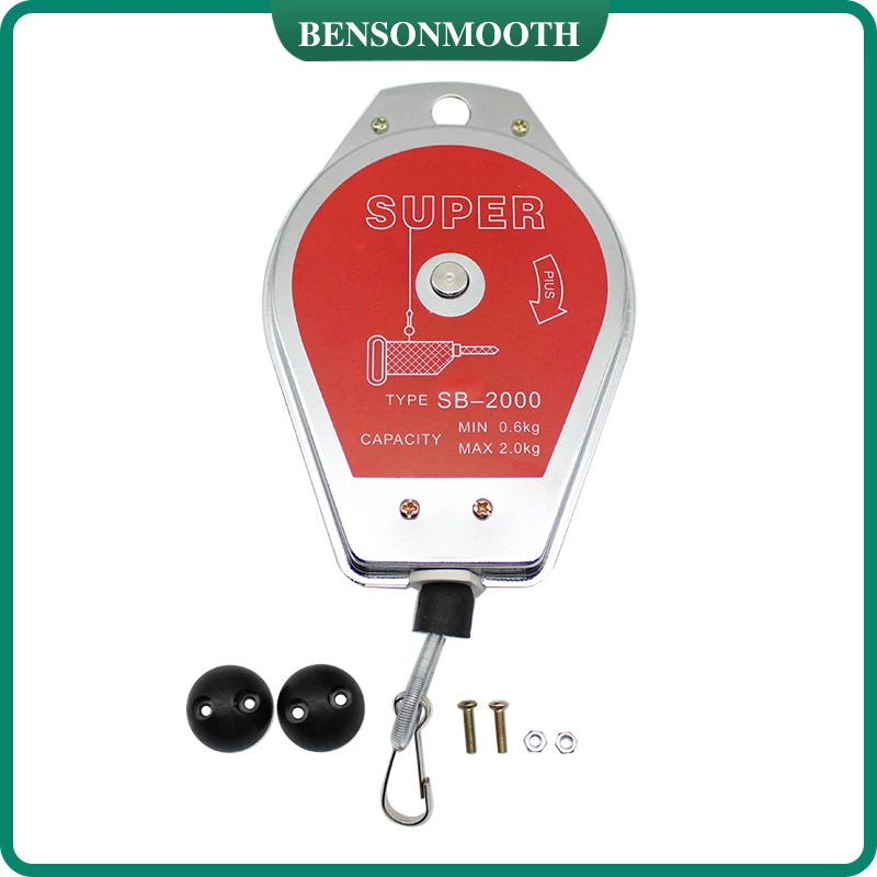 0.6-5KG,1.2M stainless steel spring balancer spring tool screwdriver tool torque wrench hanger chain hoist Tire Repair Tool