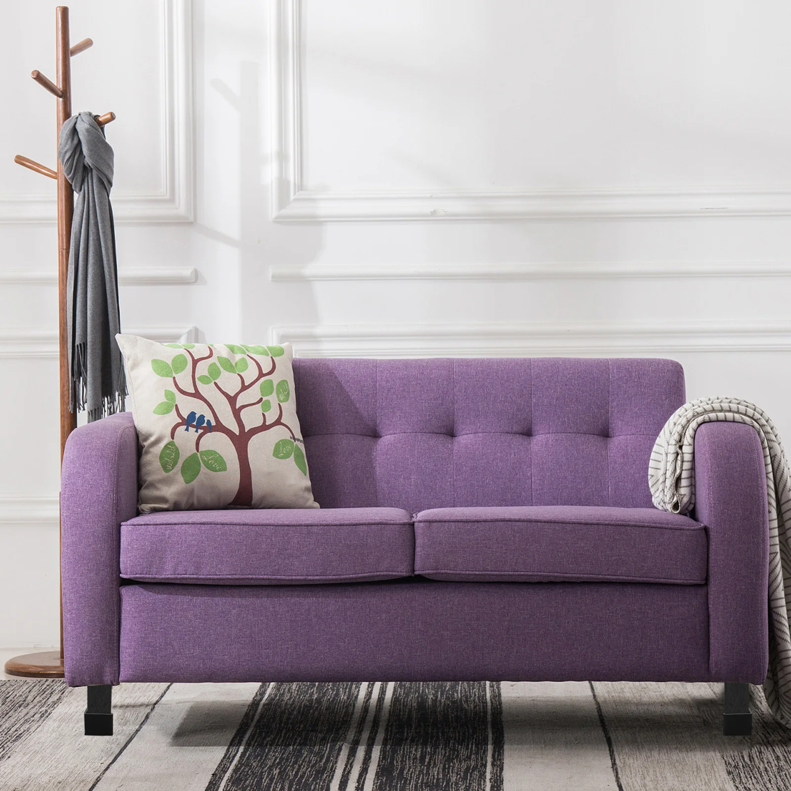 

12Pcs Triangular Furniture Leg Protectors Rubber Foot Covers Non-Slip Furniture Pads for Chair Table Legs Floor Protection Home