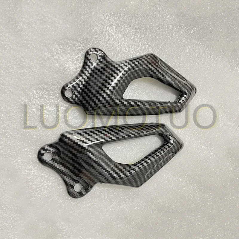 

Мотоциклетные детали из углеродного волокна защитная накладка на пятку Обтекатели для ног подходящие для BMW S1000RR S1000 RR 2019 2020 2021