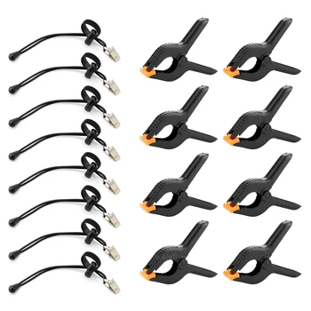 Backdrop clips photography background clamp fixed backdrop for Muslin green screen fixing heavy duty photo studio accessory