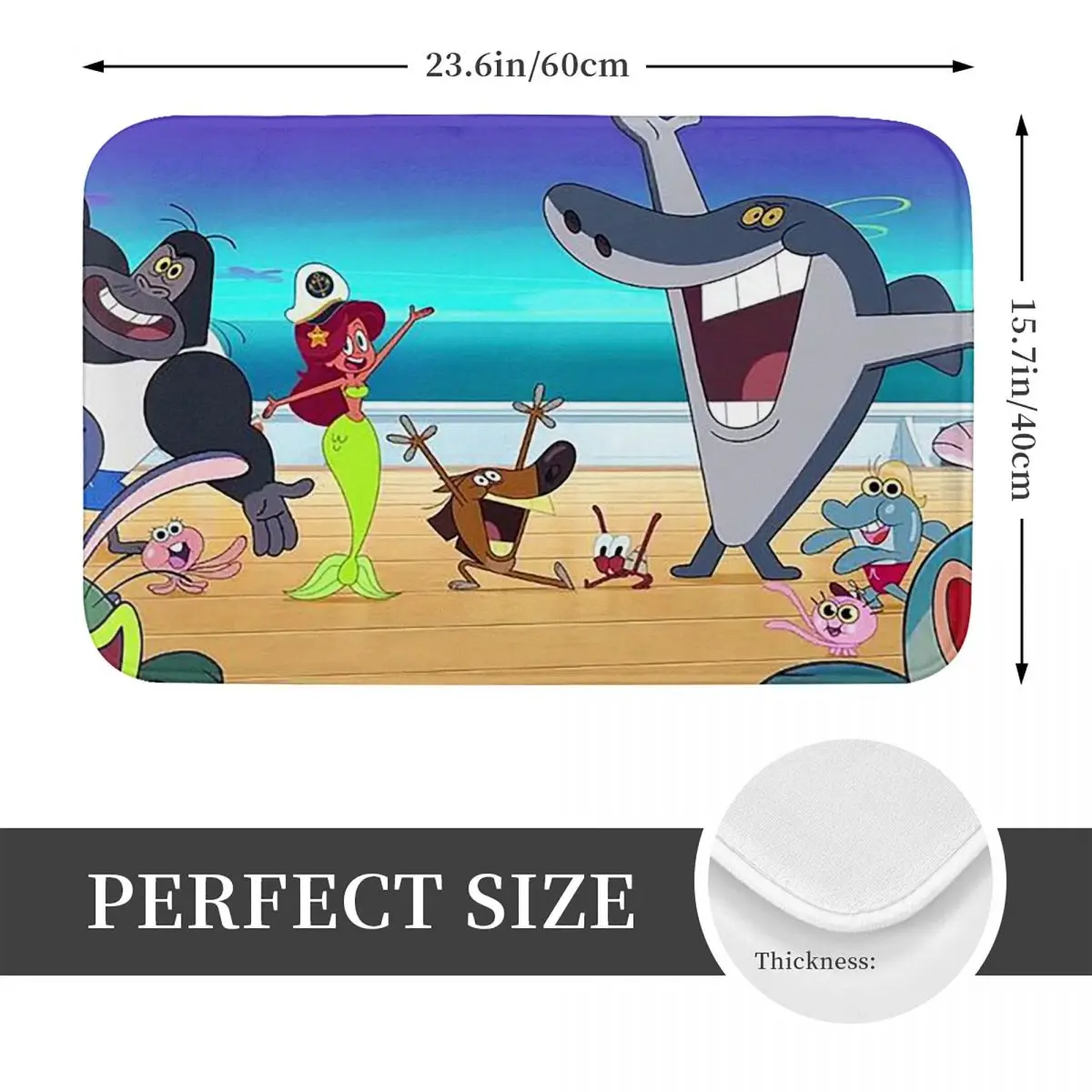 منعرج وشاركو الرسوم المتحركة طفل عدم الانزلاق ممسحة الكلمة حصيرة مكافحة ارتداء السجاد البساط للمطبخ مدخل المنزل غرفة نوم مسند القدم الحصير