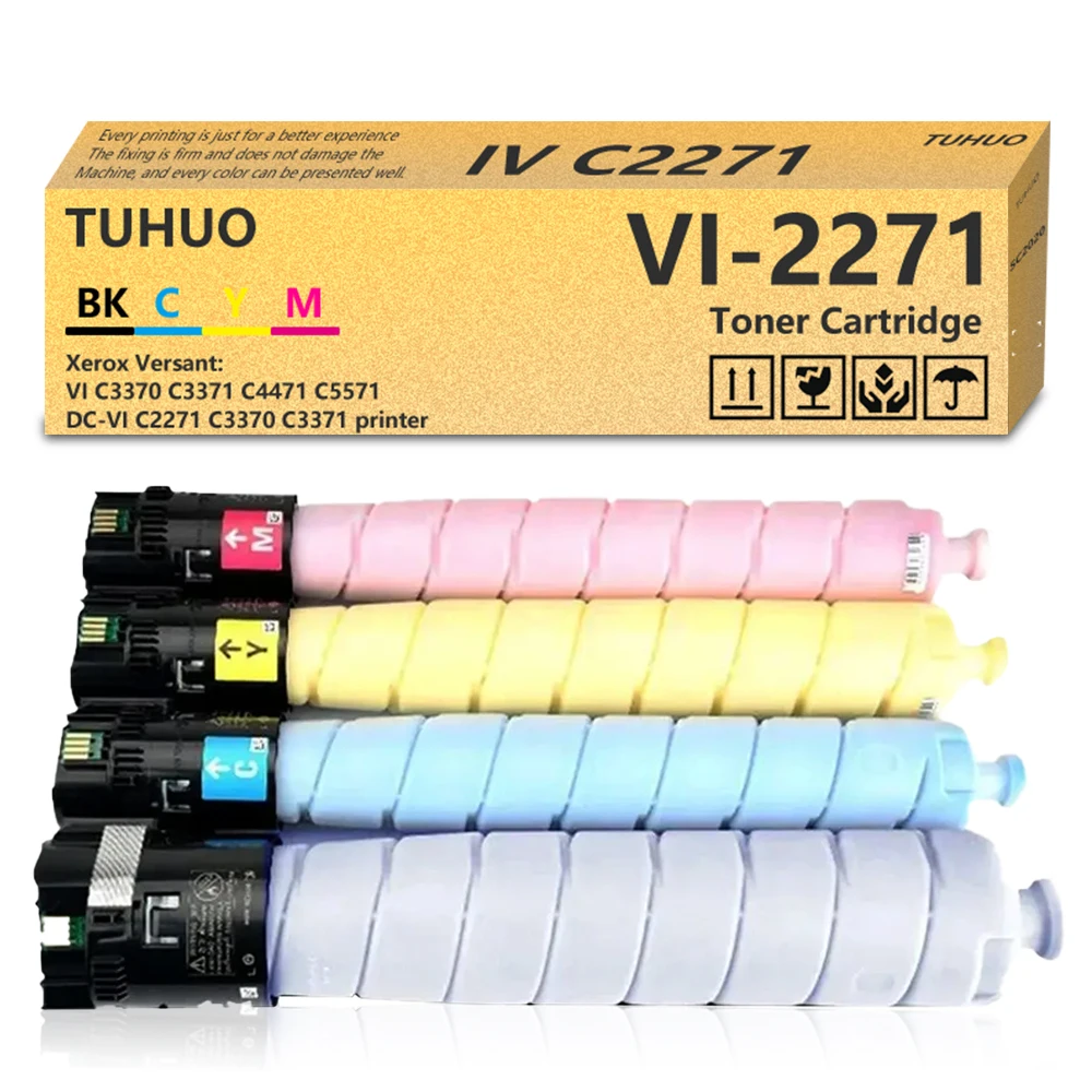 

Картриджи с тонером VI-C2271, совместимые с принтерами Xerox DocuCentre 3370 2271 C3371 4471 5571, CT202642 CT202643 CT202644 CT202645