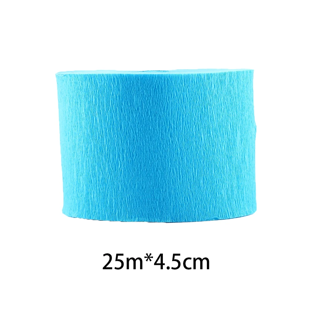 6 Pcs Papier Crépon Coloré Décoration De Fête Banderoles Décorations