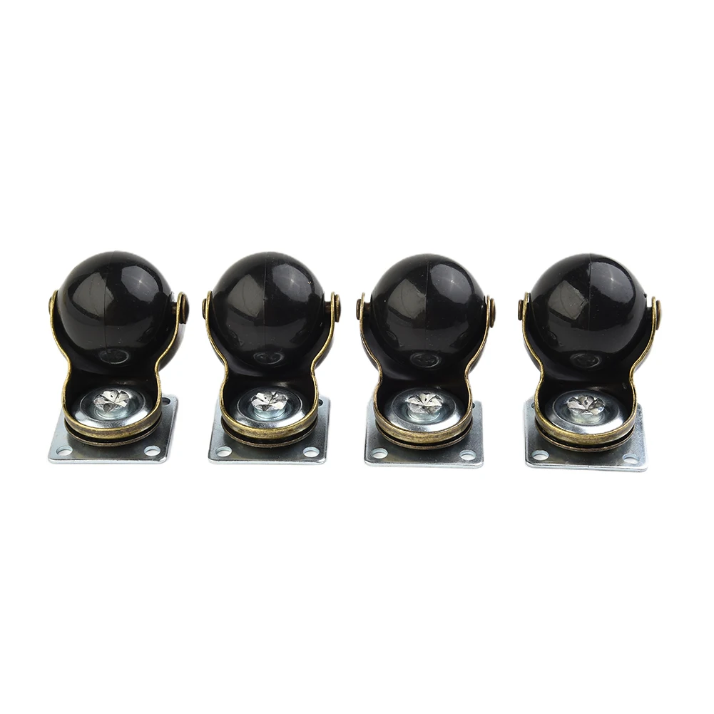 Bench Wooden chair Rotary Hardwood Small Caster Wheels Polypropylene PP and steel Replacement 4pcs For Sofa Furniture