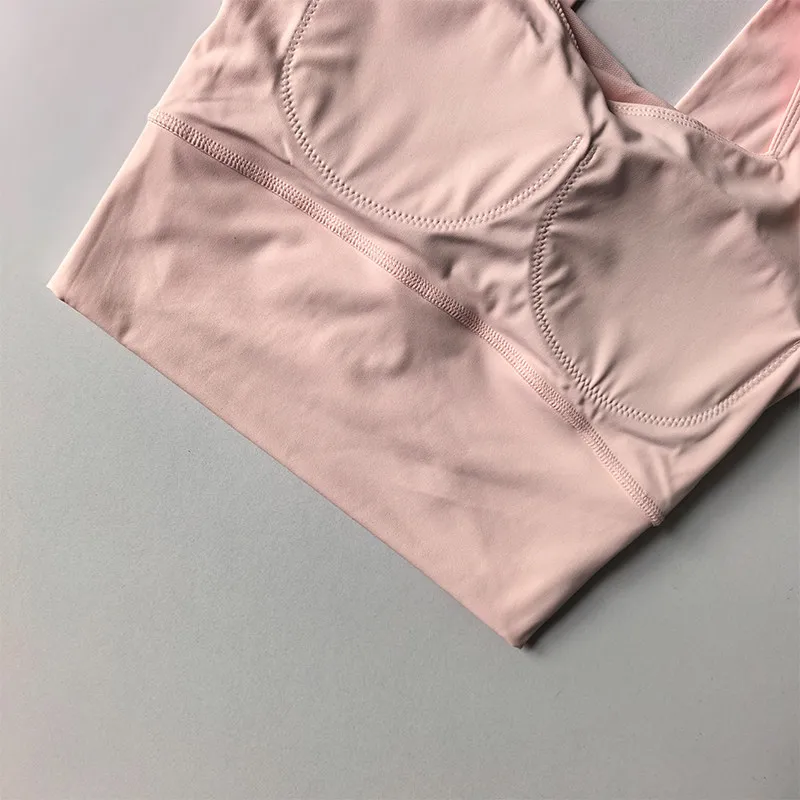 Gepolsterte Yoga-Shirts für Damen, kurzärmeliges Sport-Crop-Top, Fitness-Workout-T-Shirt, sexy, kurzes Laufshirt, Sportbekleidung für das Fitnessstudio. – Detail 8