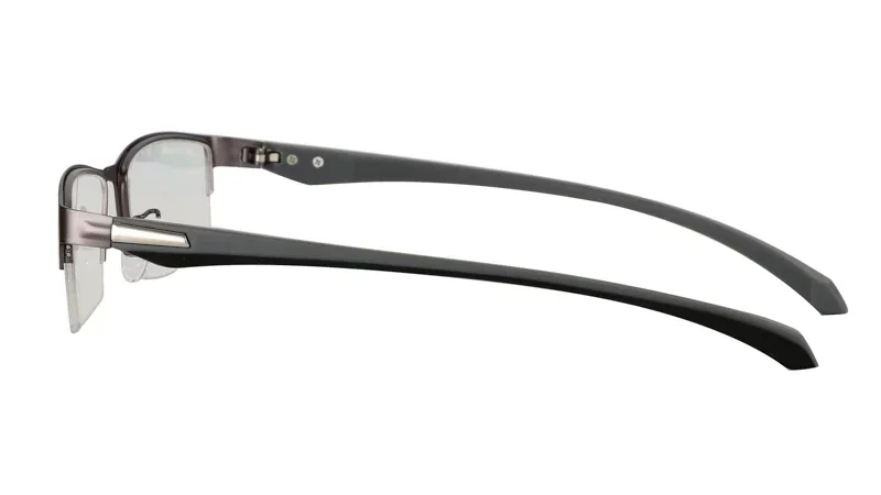 Progressive Multifokale Photochrome Lesebrille Anti-blau Licht Weit Anblick Gläser Männer Halb Rahmen Business Presbyopie Brille – Detail 27