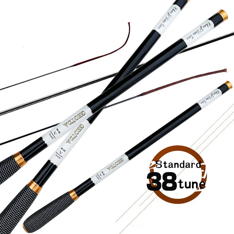 Caña telescópica de fibra de carbono – Superligera para pesca en estanques - imagen 3
