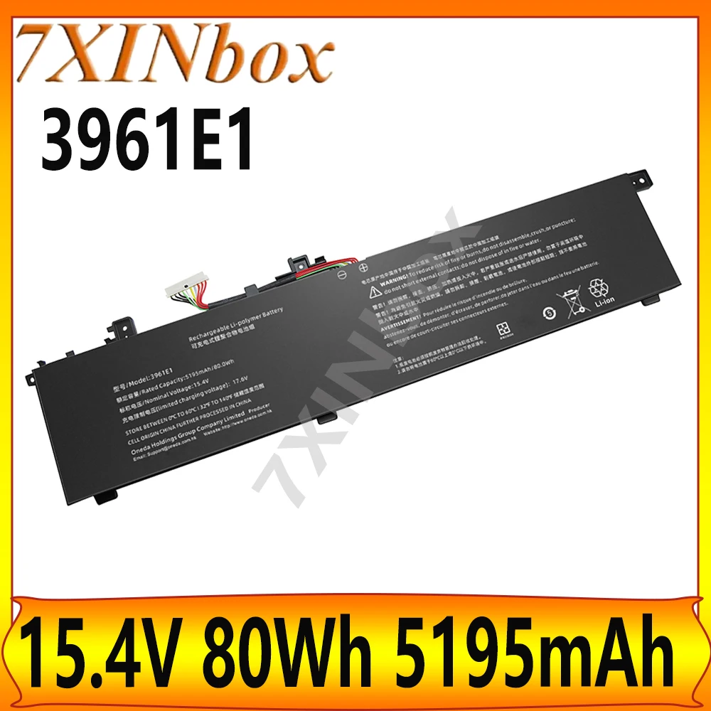 

7XINbox 80Wh 3961E1 15.4V 5195mAh Laptop Battery For MACHENIKE 16 L16-i713650 Series 10Pin10 Wire brand new