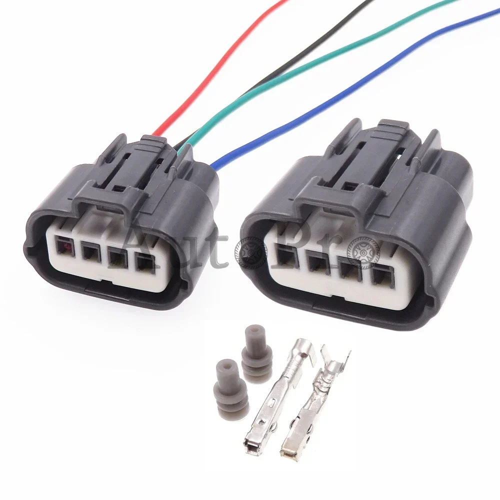 

1 Set 4 Hole 6189-0551 AC Assembly Car Sealed Socket Automotive Air Flow Meter Electric Plastic Housing Wire Connector For BYD