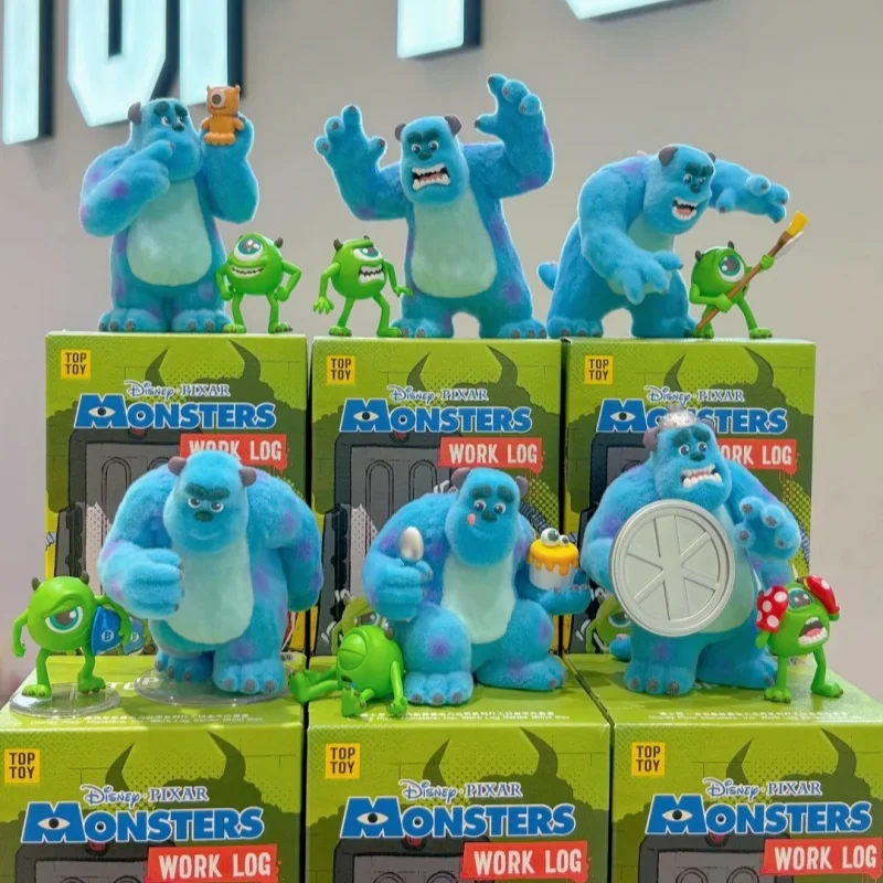

TopToy Аутентичные Pixar Monsters Inc Work Log Персонаж Слепая коробка Игрушка Коллекционная фигурка Модный подарок