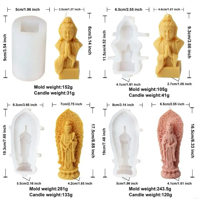 Y08C VELA FLEXIBLE FAZENDO MOLD FÁCIL LIMPE FODONONE SILFON
