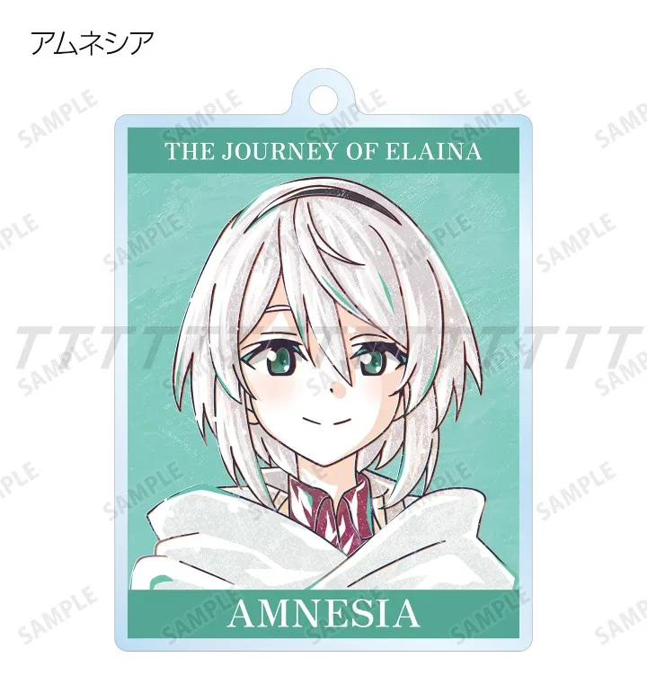 Jogo Fran Saya Sheila Amnesia Elaina Chaveiro Boneca Anime Acrílico Chaveiro Pingente para Presente