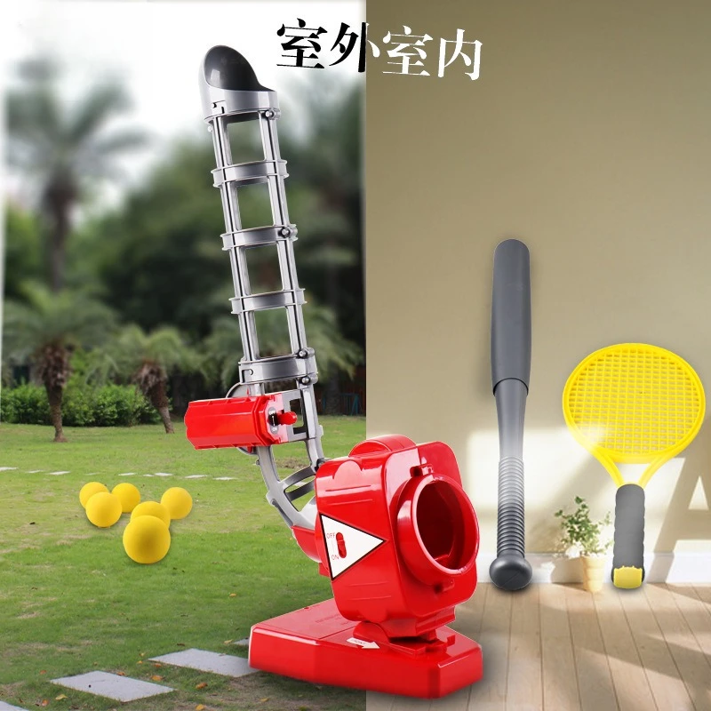 Tennis Outside, parent-child interactive leisure sports, sports equipment, baseball automatic serve machine