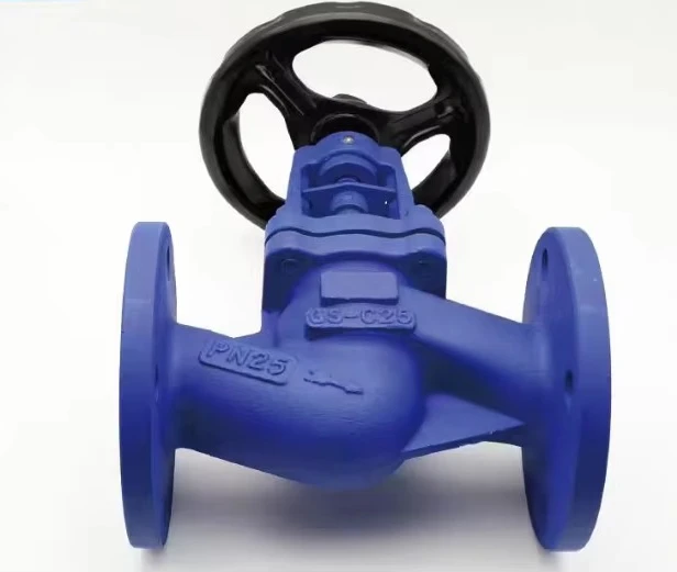 Cast Steel Manual Globe Valve With Bellow Seal PN16 PN25 Flange Type For Oil High Temperature Steam And Water Application