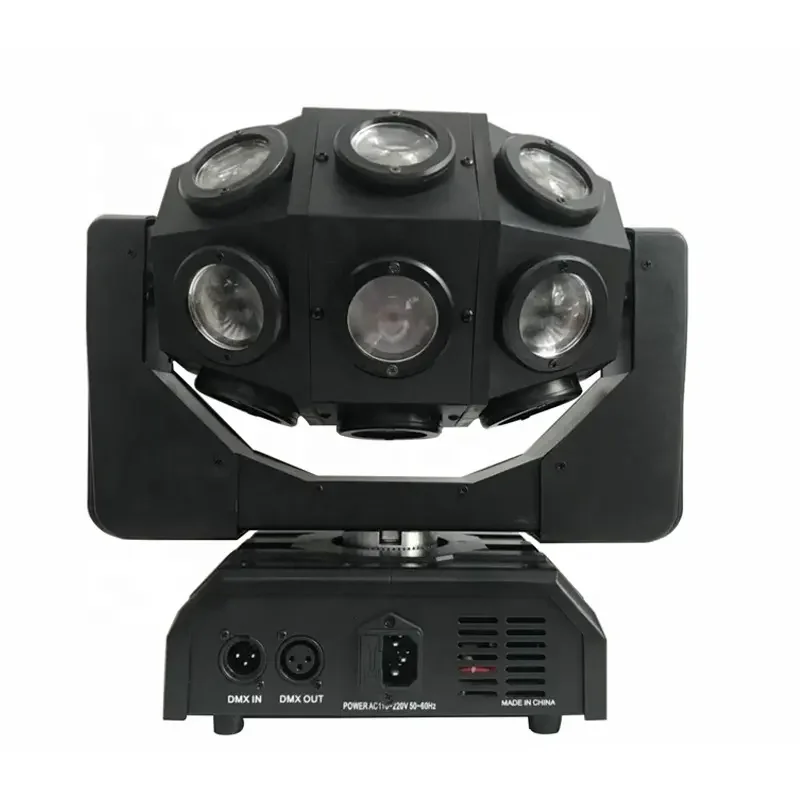 18x10W Rgbw LED 4 In1 stage lamps Beam Laser 2In1 Dj Disco moving head lights DMX Control for Bar KTV Show