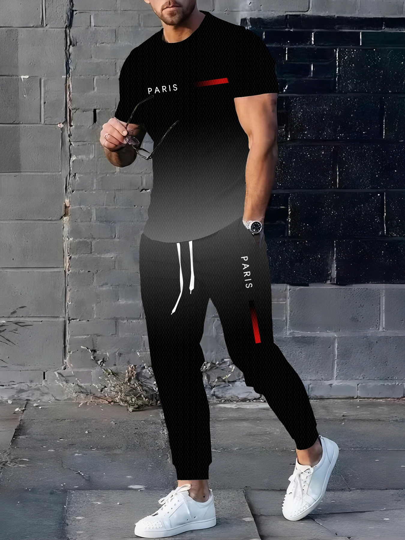 

Autumn Winter Two Piece Set for men Drawstring Women's Tracksuit tshirt Suit Quality Comfortable Casual Pullover Fashion Suits﻿﻿