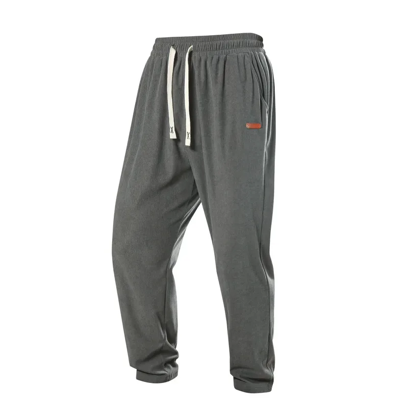 الرجال العلامة التجارية الجديدة الرجعية العصرية بلون السراويل الرياضية عارضة فضفاض مستقيم الساق العصرية قيعان متعددة الاستخدامات