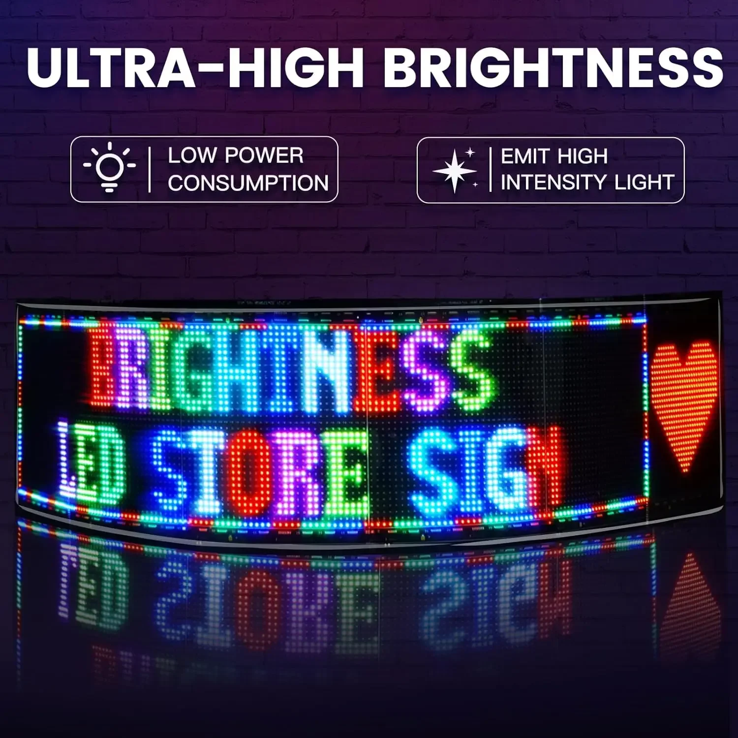 Pára-brisa do carro display led com múltiplas opções de idioma para uso global sinais led placa de sinal do carro flexível led rgb display diy