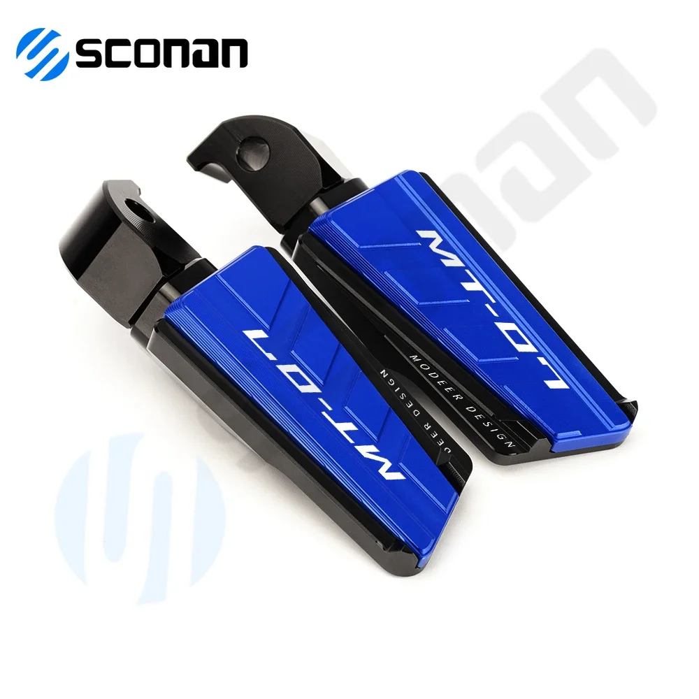 

For Yamaha MT07 MT 07 MT-07 MT09 MT 09 MT-09 2014-2022 2021 Motorcycle Accessories CNC Rear Foot Pegs Rests Passenger Footrests