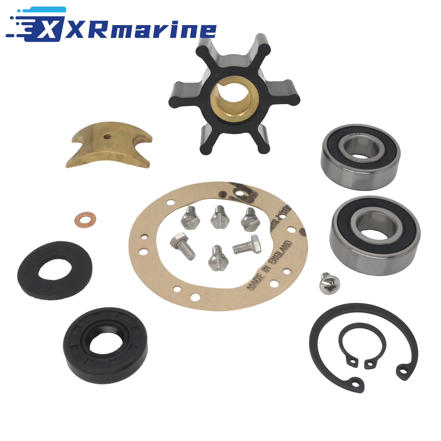 Kit de reparación de bomba de agua de mar, modelos de bomba para Yanmar 2QM 3QM 2GM 3GM 3HM 121575-42000 721575-42700 721575-42701