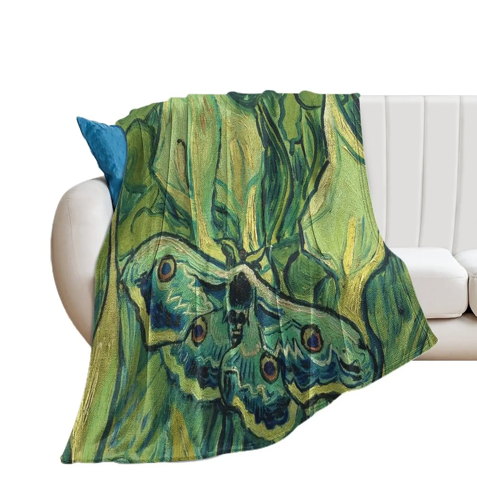 

Vincent Van Gogh Emperor Moth Throw Blanket Soft Beds Soft Sofa Quilt Blankets