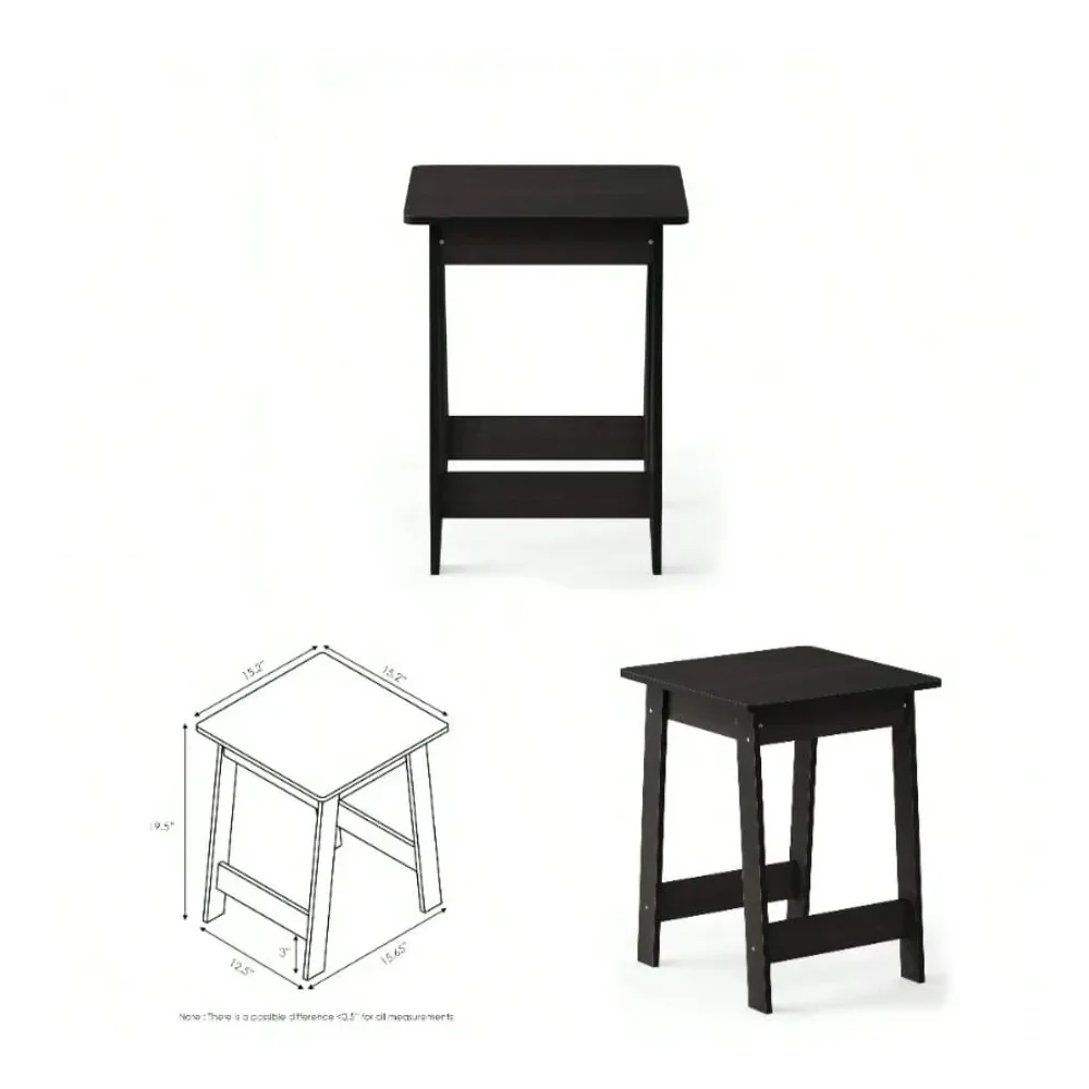 

Night Stand, Open Shelf Design X Nightstand, Criss Crossed Bedside Table, End Table, Side Table, Bedroom, Living Room, Espresso